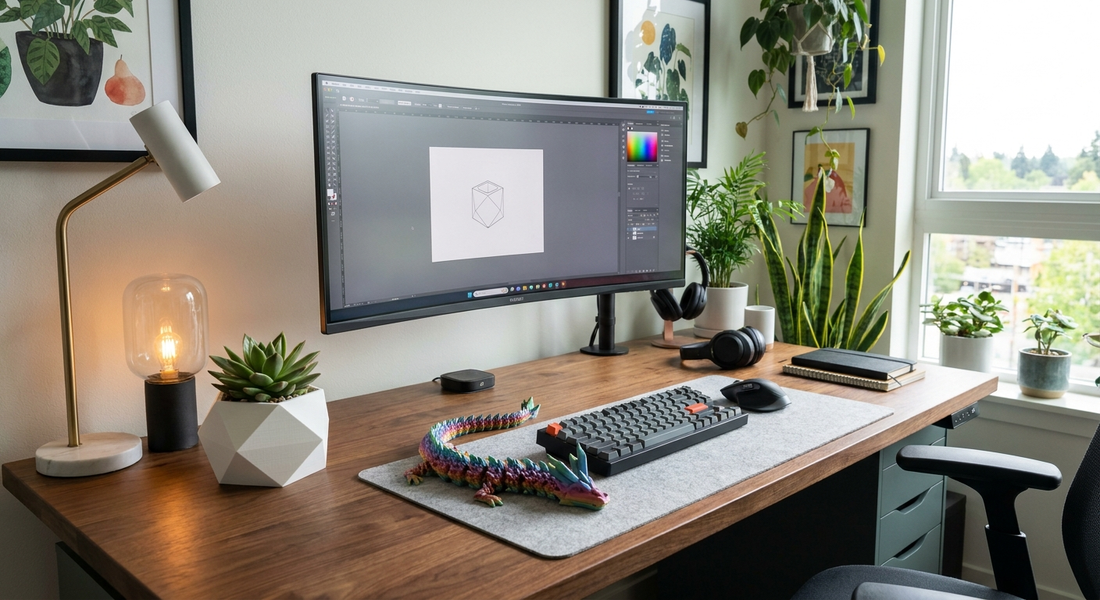 Top 5 3D Printed Desk Accessories for a Boring Home Office