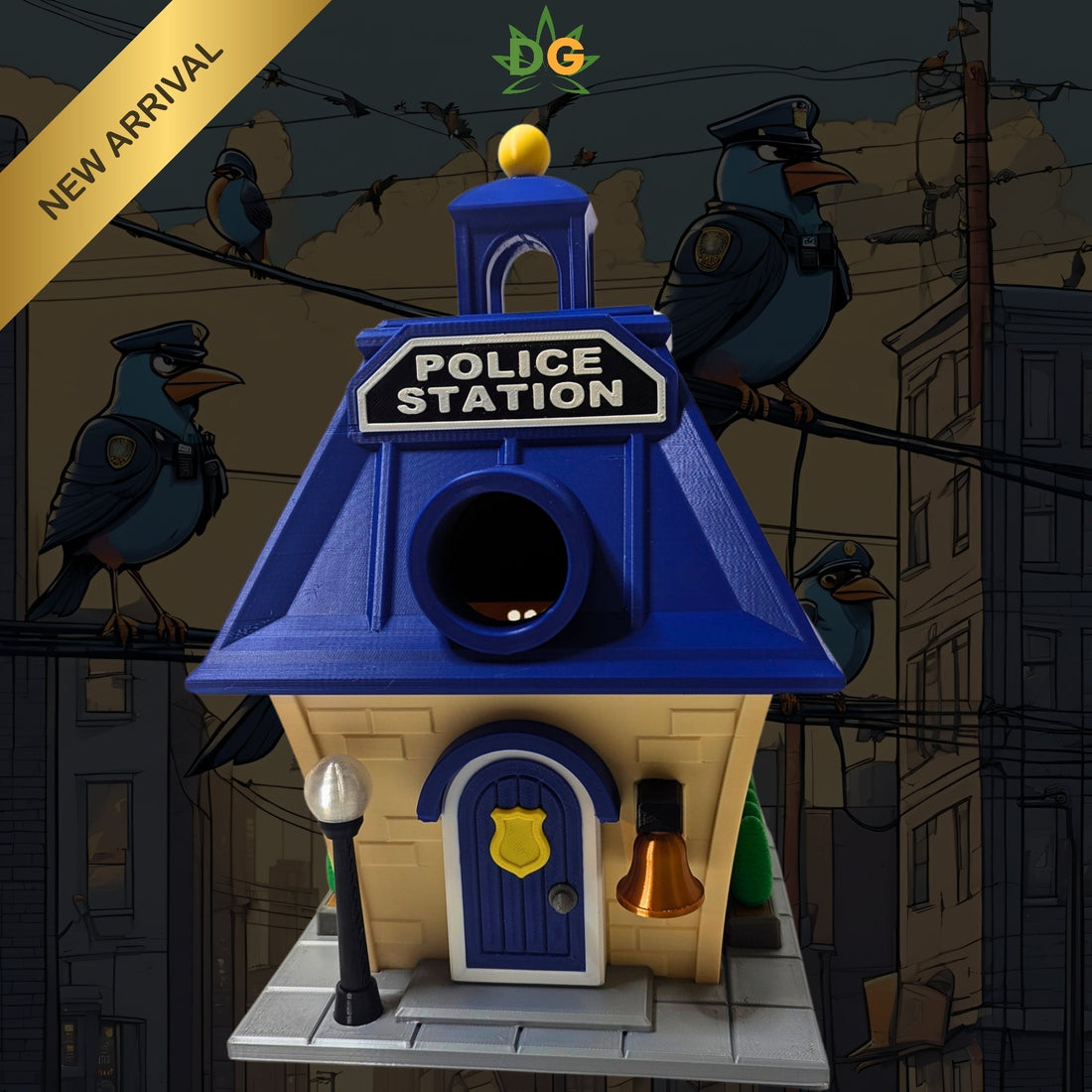 Welcome Feathered Friends to Your Own Charming Police Station!