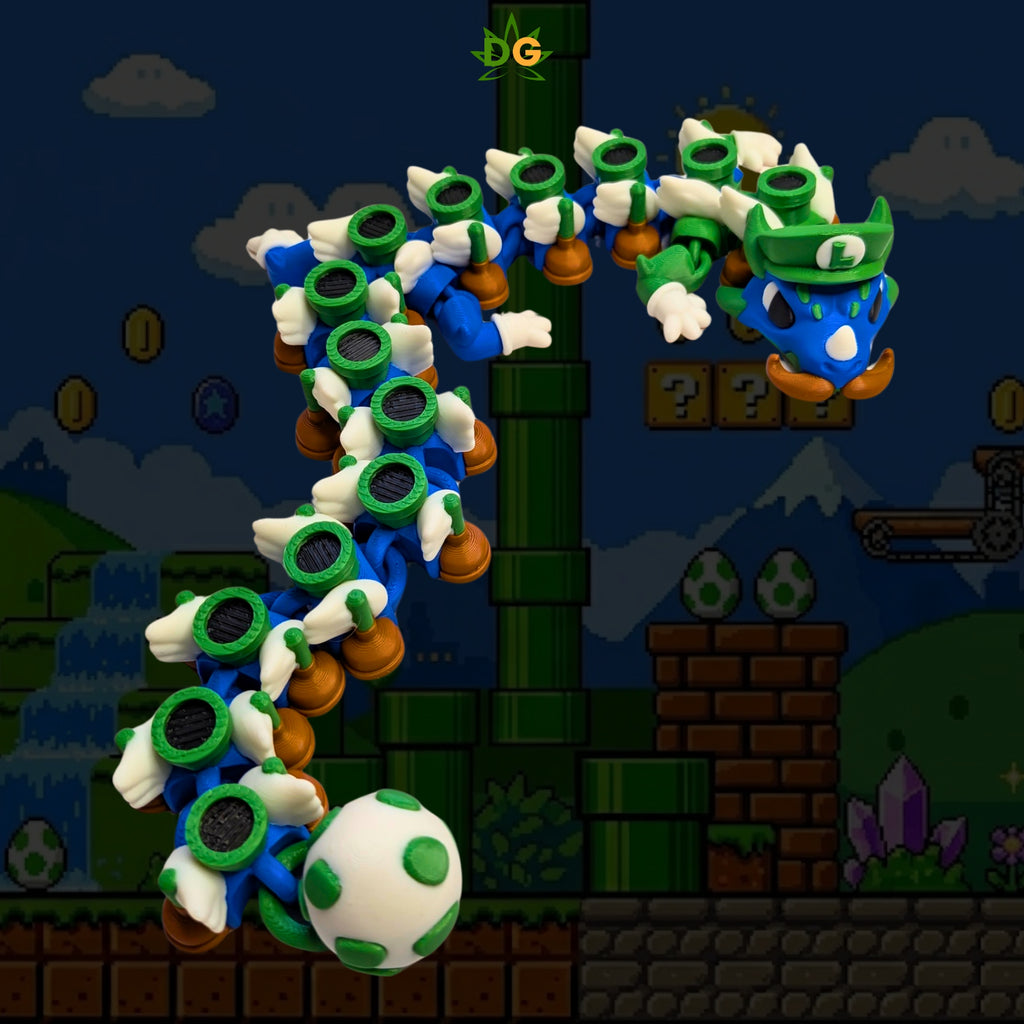 Plumber Dragon Articulated Fidget Figurine