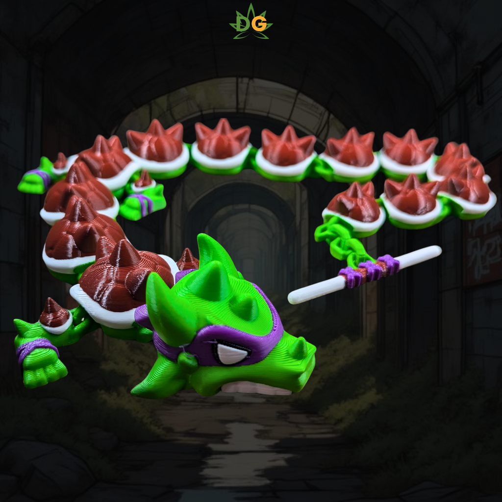 Ninja Dragon Turtle | 3D Printed Retro Gamer Collectible
