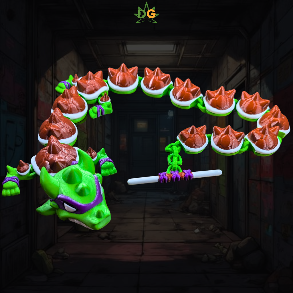 Ninja Dragon Turtle | 3D Printed Retro Gamer Collectible