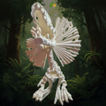 3D Printed Articulated XL Skeleton Dilophosaurus Dinosaur Desk Accessory