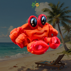 Mini Flexi Crab 3D Print | Cute Articulated Pocket Companion