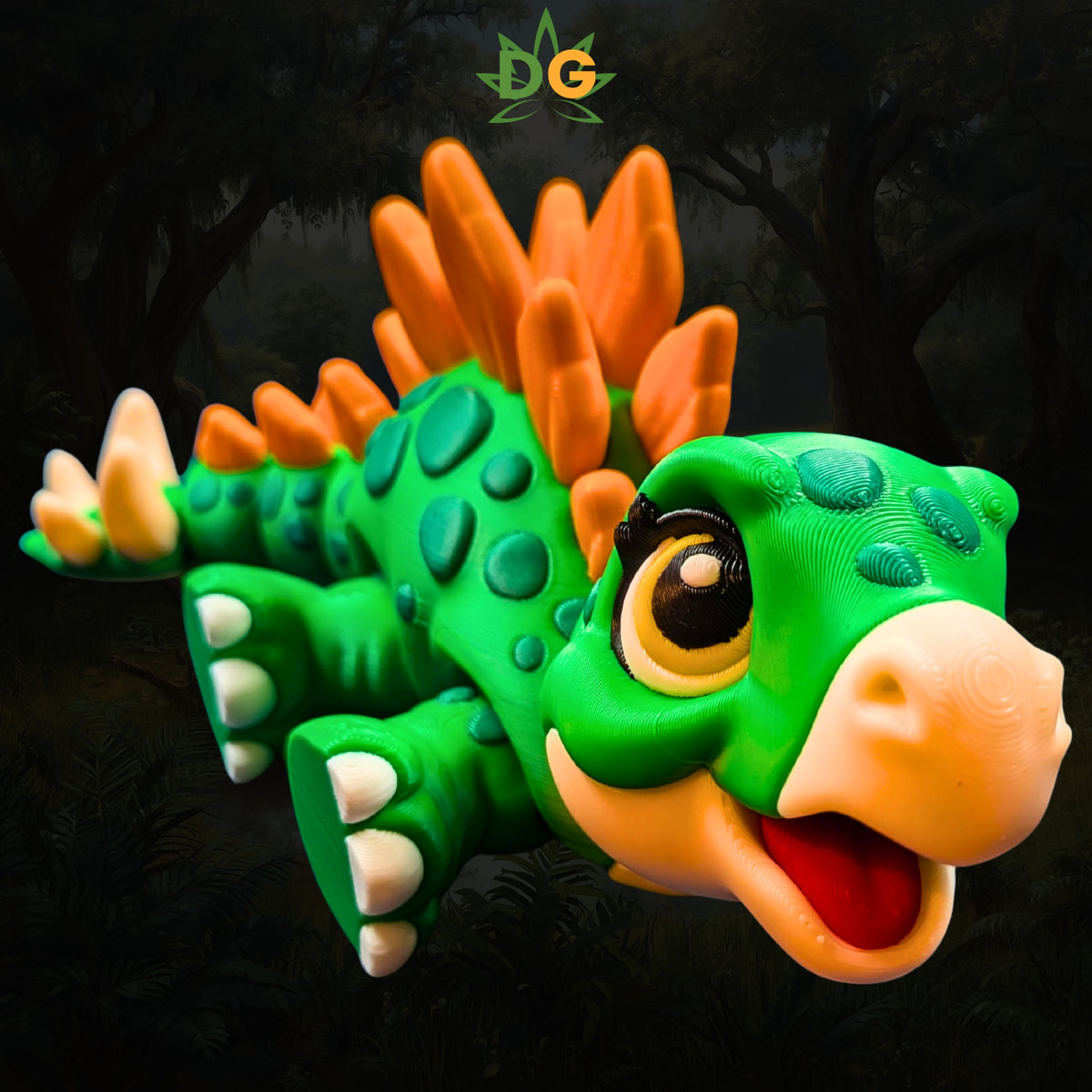 Baby Stegosaurus Articulated Figurine