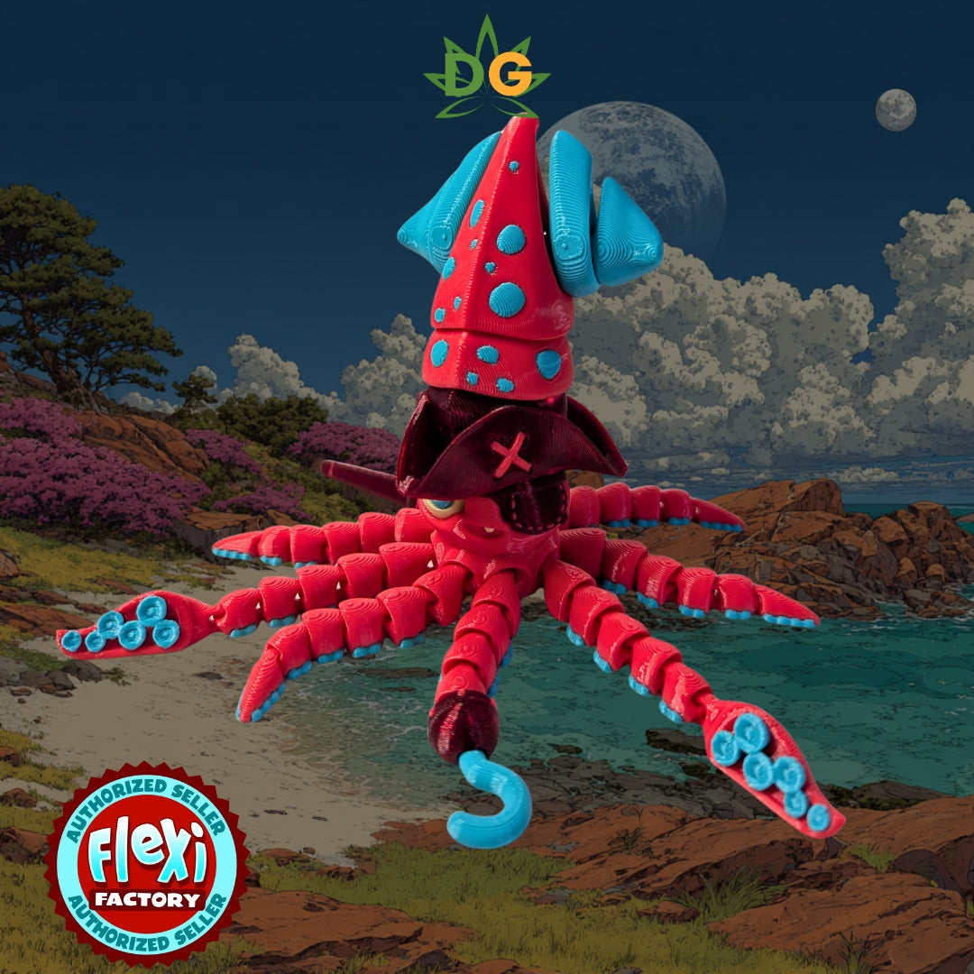 Flexi Pirate & Spotted Squid | Awesome gift