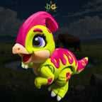 Cute Parasaurolophus Flexi Figure