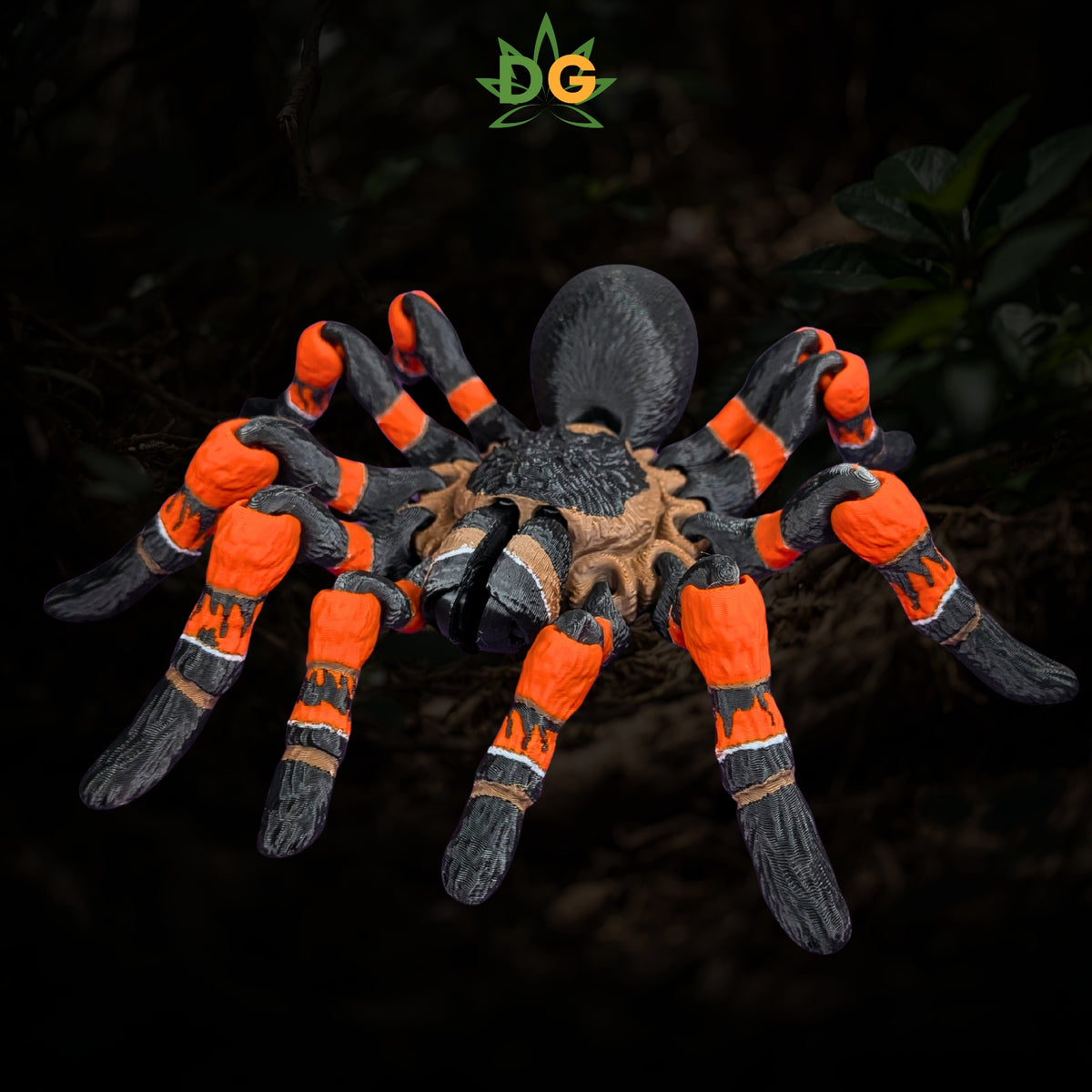 Mexican Red Knee Tarantula 3D Printed Spider