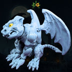Articulated Gargoyle Figure with Posable Wings and Tail, 3D Printed