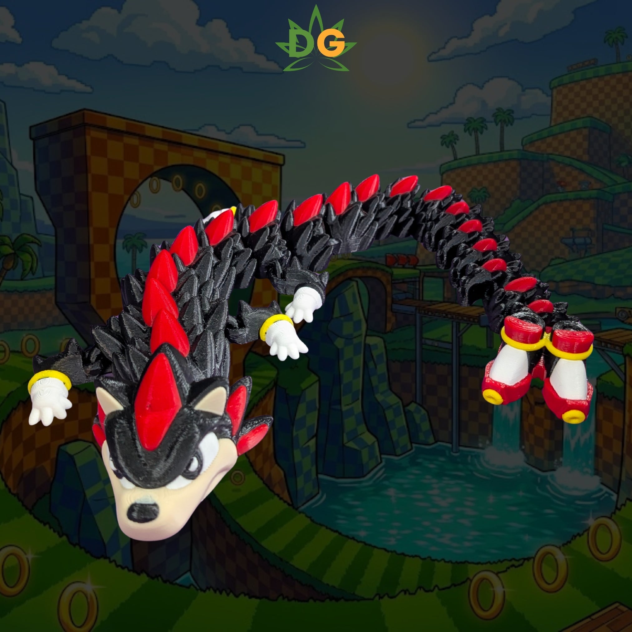 Speedy Hedgehog Dragon Flexi