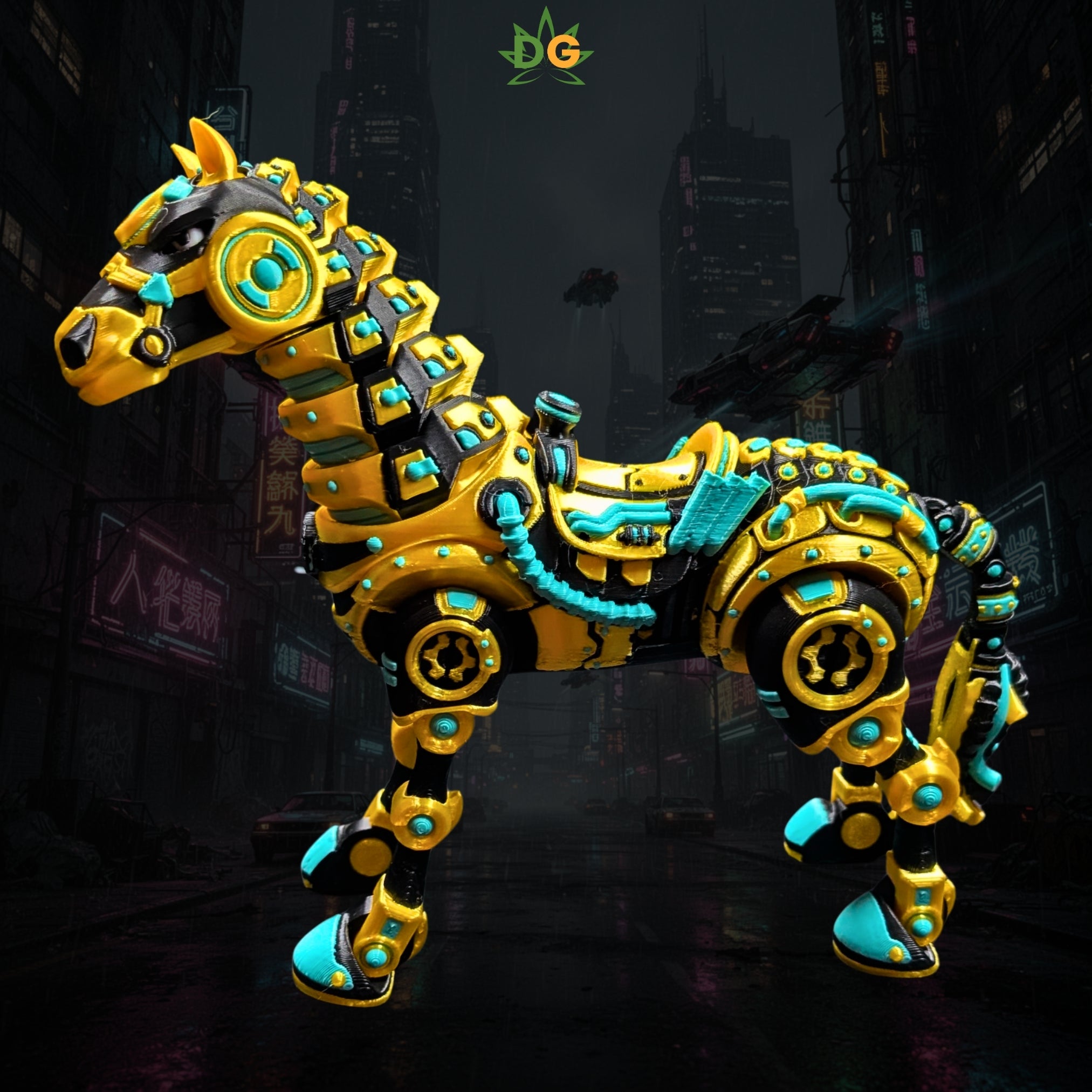 Cyber Horse Flexi | Articulated Mecha Steed