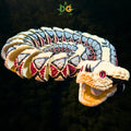 Gaboon Viper Snake Flexi with Glass Eyes