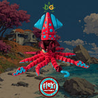 Flexi Pirate & Spotted Squid | Awesome gift