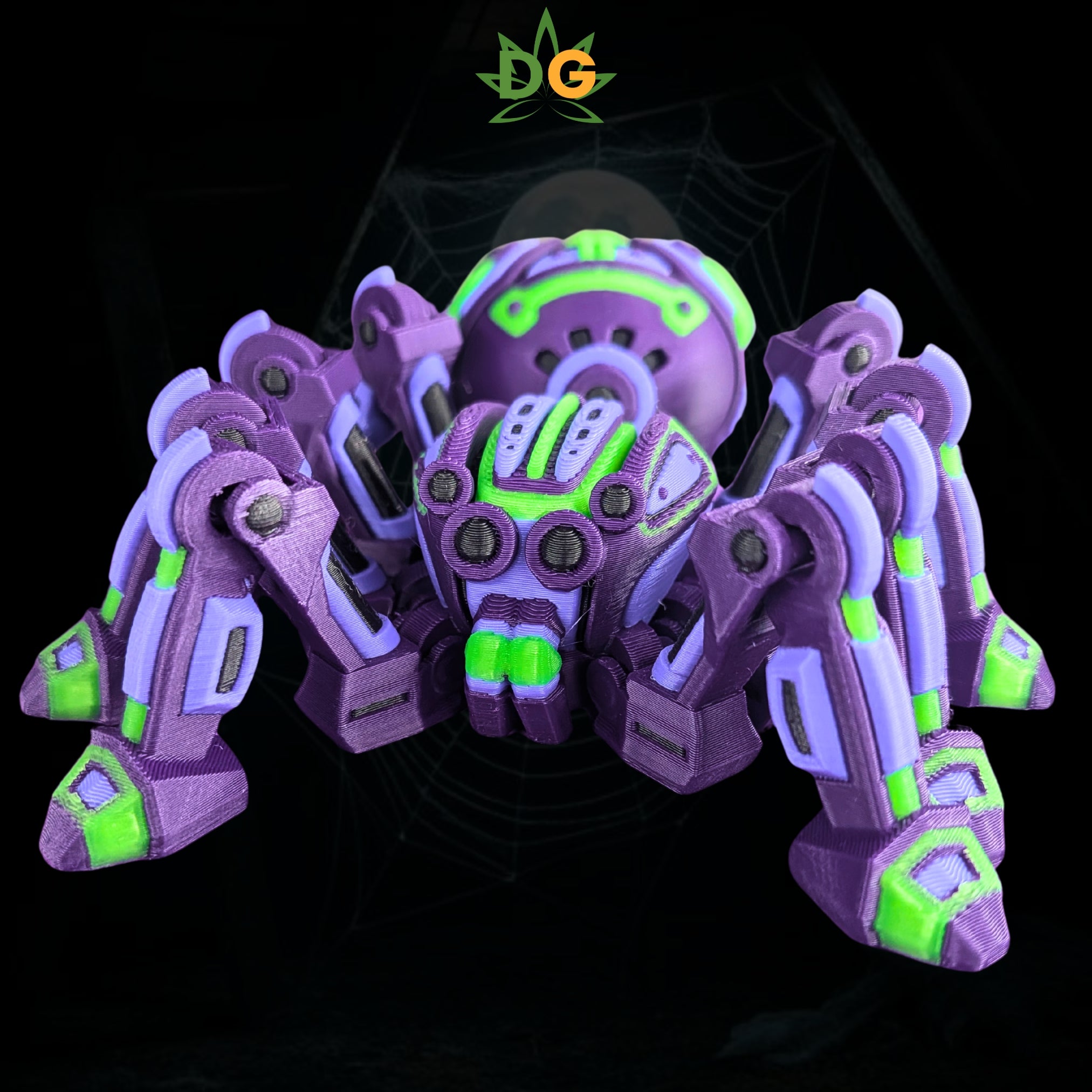Cybernetic Spider Flexi Model: Posable Desk Accessory