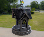 Hanging Gothic Castle Bird Feeder