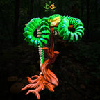 Green Tree Python Flexi with Glass Eyes