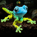 Flexi Gecko 3D Printed Fidget | Gradient Lizard