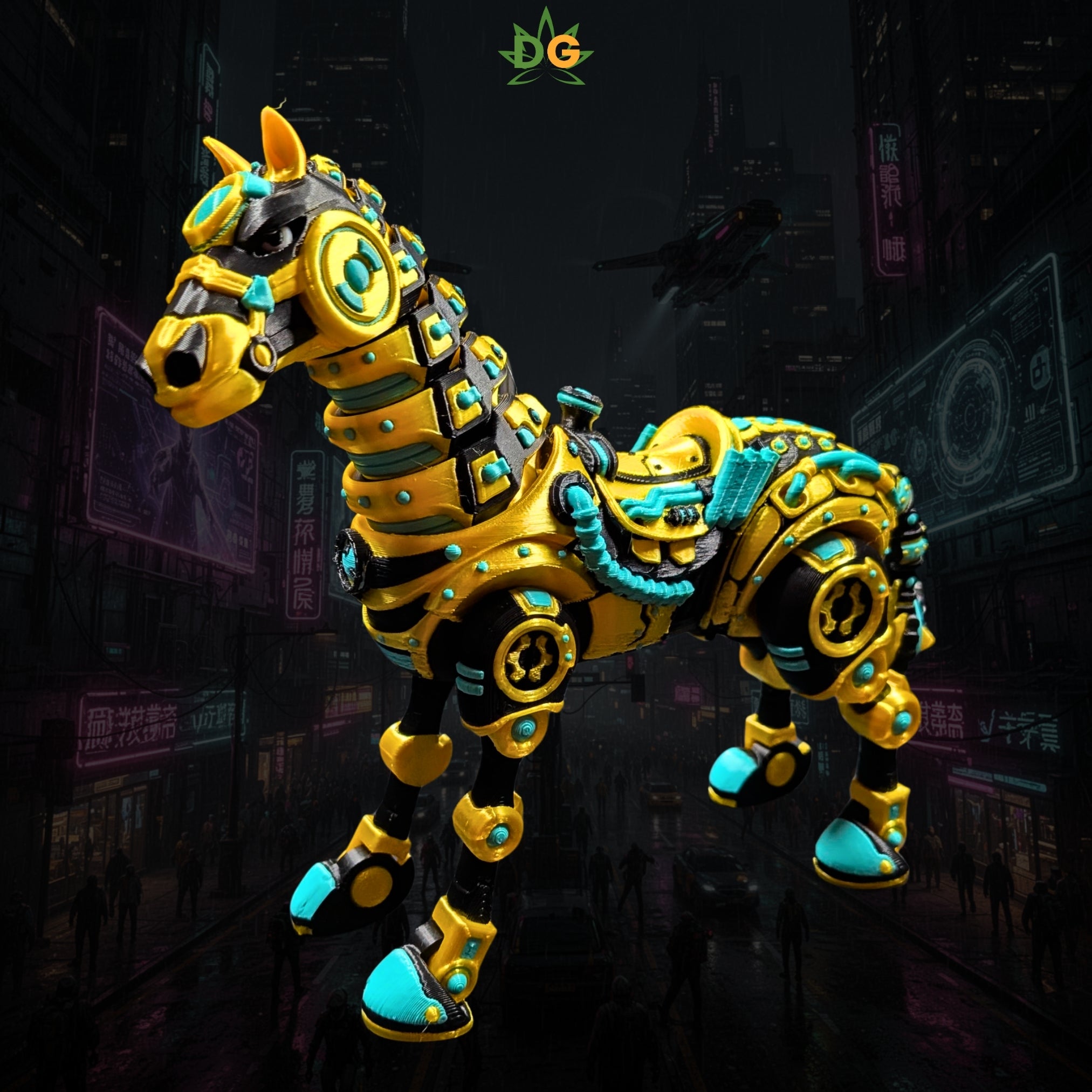 Cyber Horse Flexi | Articulated Mecha Steed