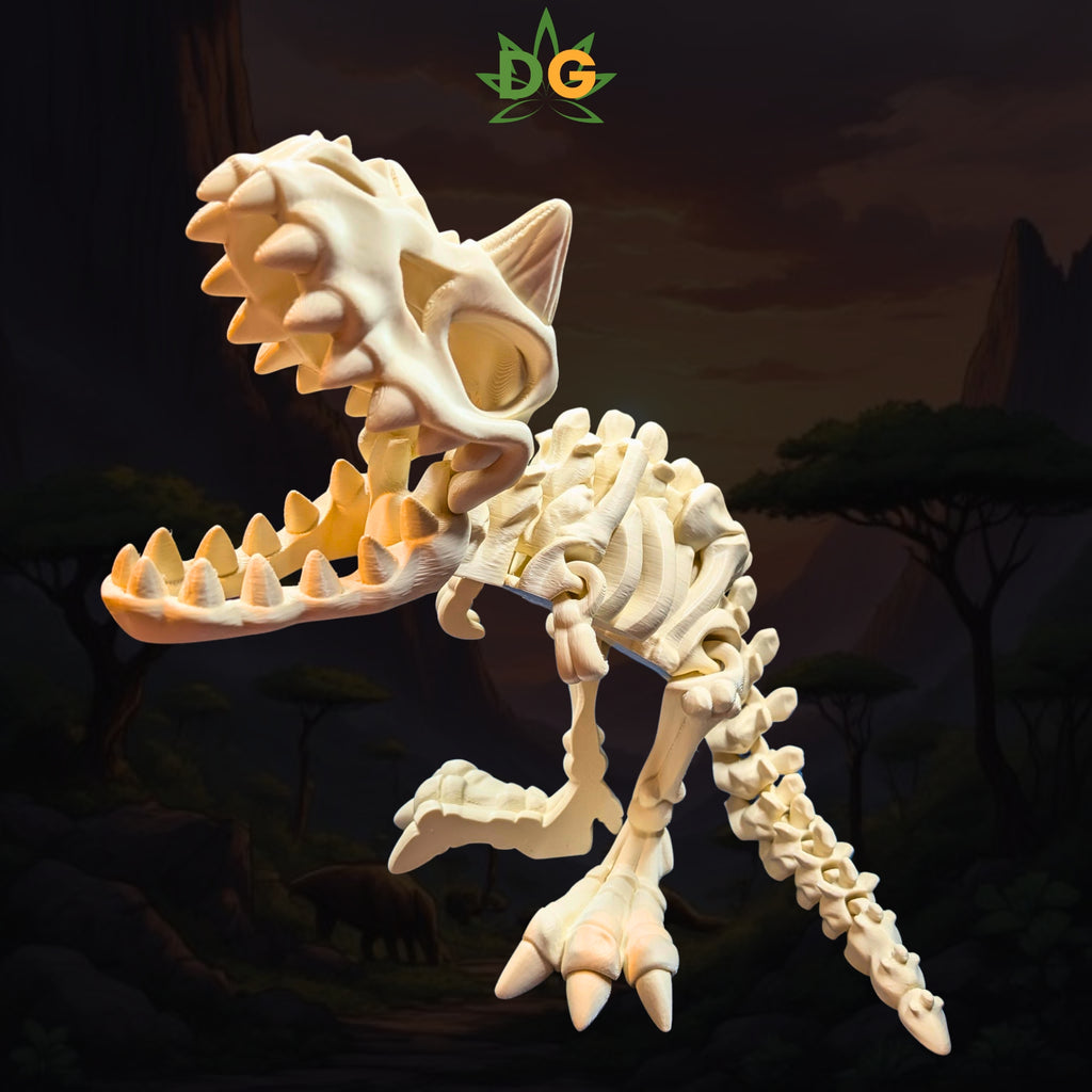 XL Carnotaurus Skeleton Figure