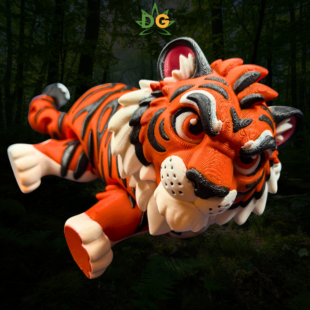 Tiger Flexi, Articulated Big Cat Desk Decor