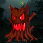 Scary Face Tree Stump Light