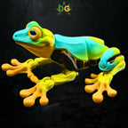 Articulated Tropical Tree Frog Figurine