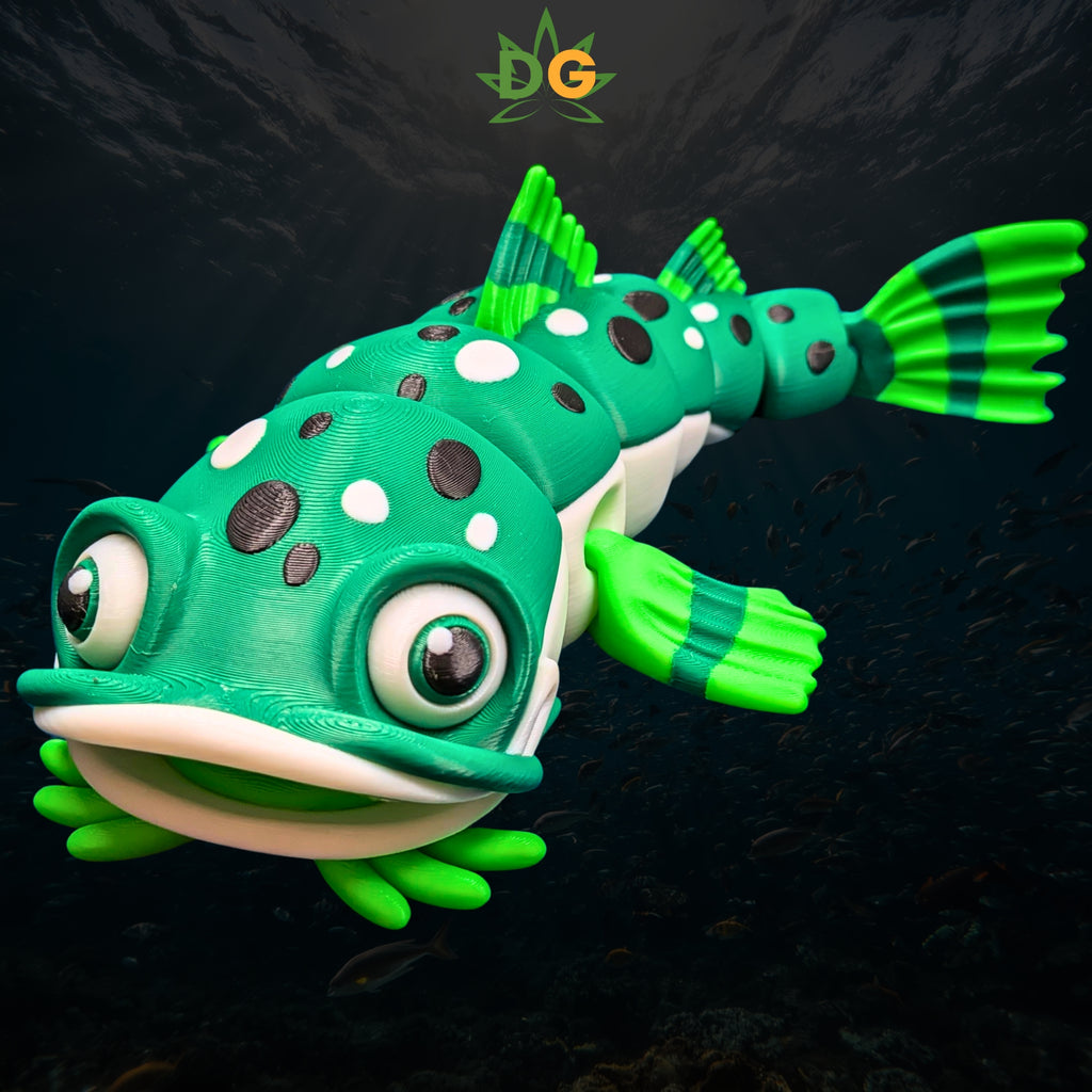 Articulated Catfish Figure