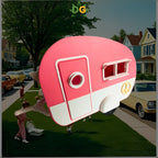 Retro Roamer Birdhouse: A Nomadic Nesting Retreat