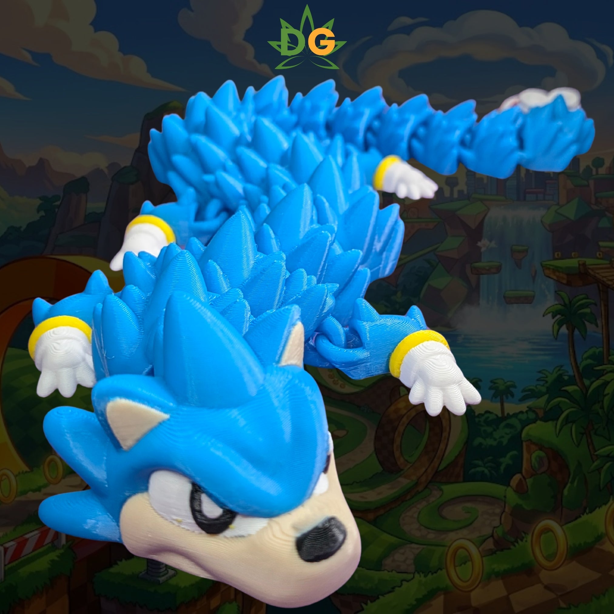 Speedy Hedgehog Dragon Flexi