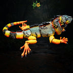 Realistic 3D Printed Iguana Flexi