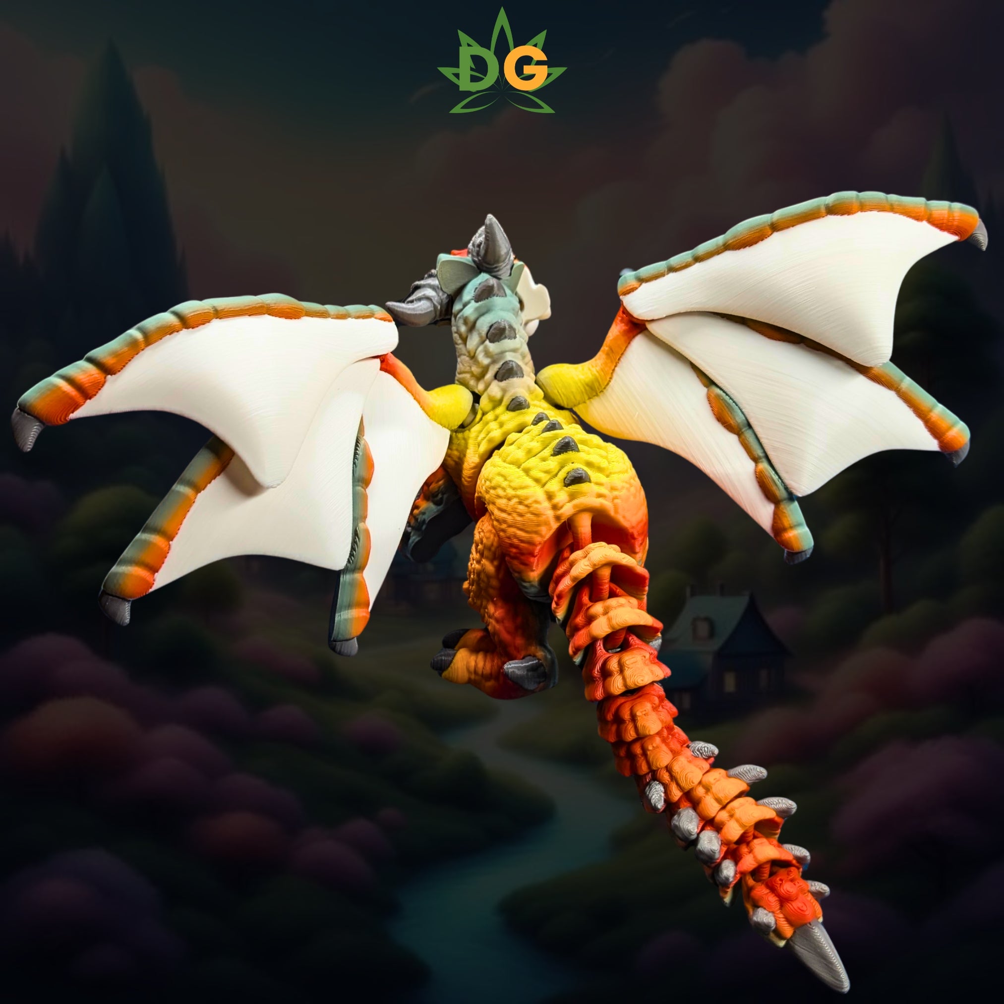 Articulated Elemental Dragon