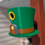 Leprechaun Hat Birdhouse for Outdoor Garden & Backyard - Decorative Irish Accent for Birds - Home and Yard Decor