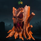 Scary Face Tree Stump Light
