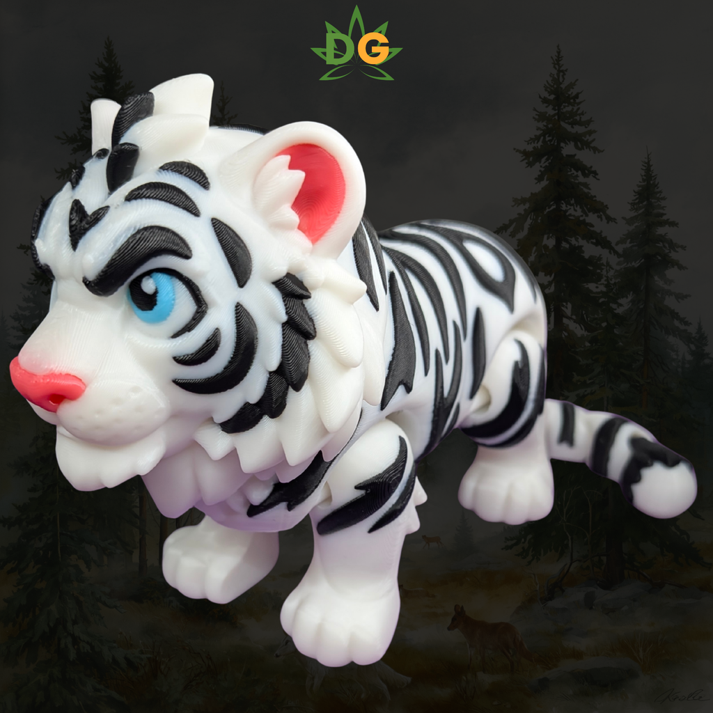 Tiger Flexi, Articulated Big Cat Desk Decor