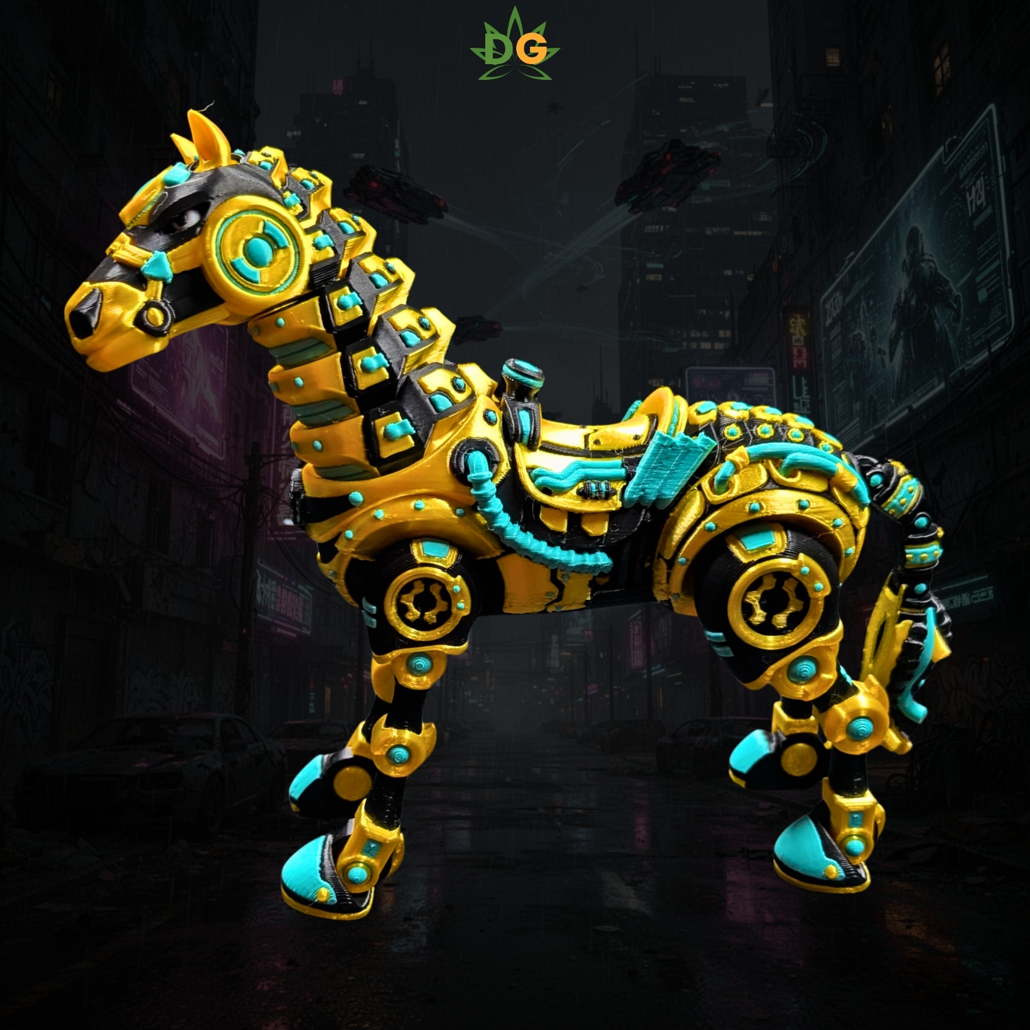 Cyber Horse Flexi | Articulated Mecha Steed