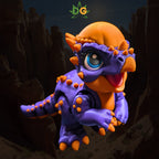 Articulated Cute Pachycephalosaurus