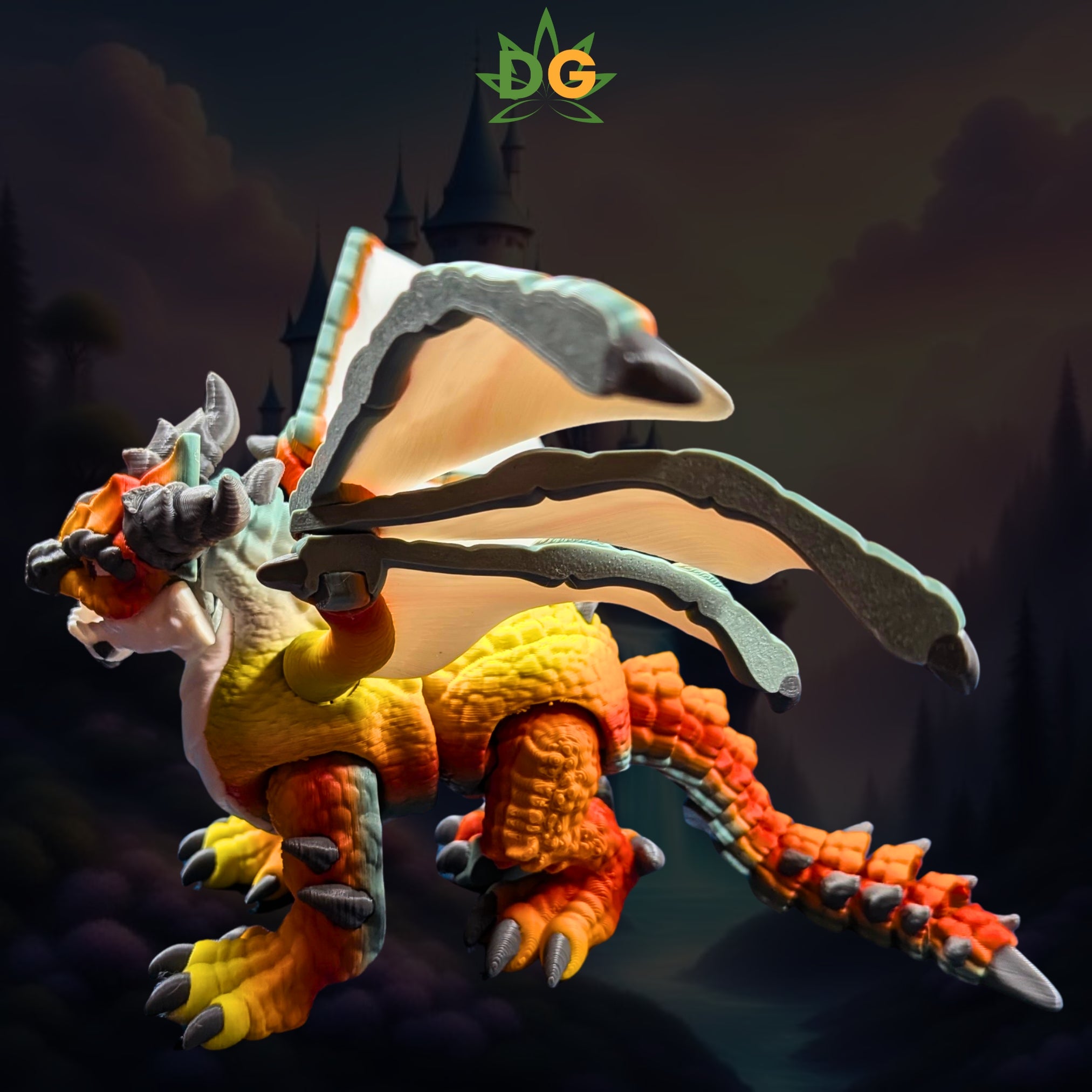 Articulated Elemental Dragon
