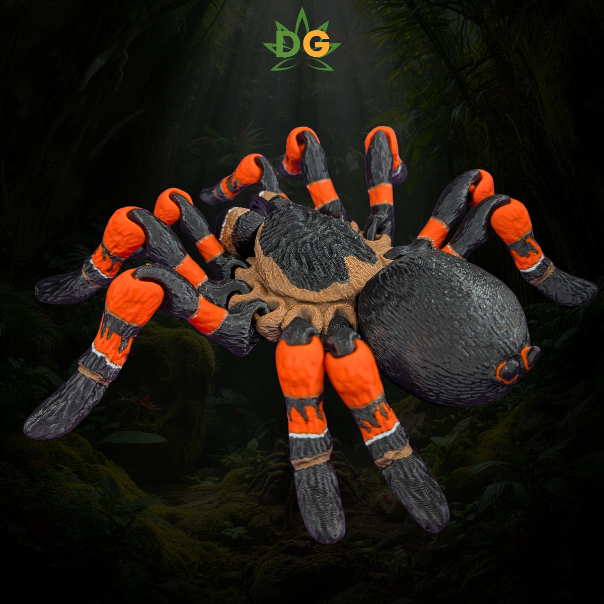 Mexican Red Knee Tarantula 3D Printed Spider