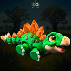 Baby Stegosaurus Articulated Figurine