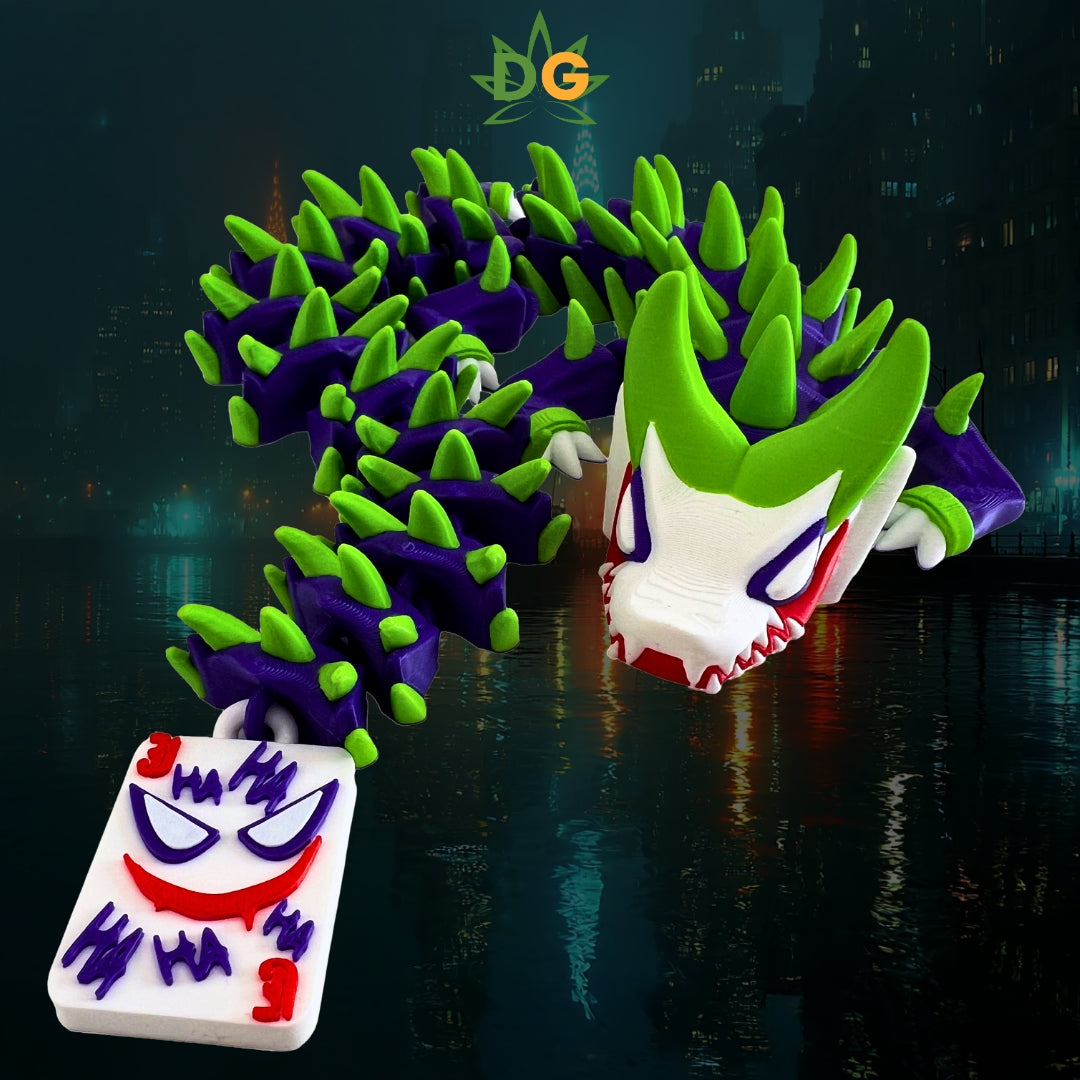 Articulated Villian Jester Dragon Flexi