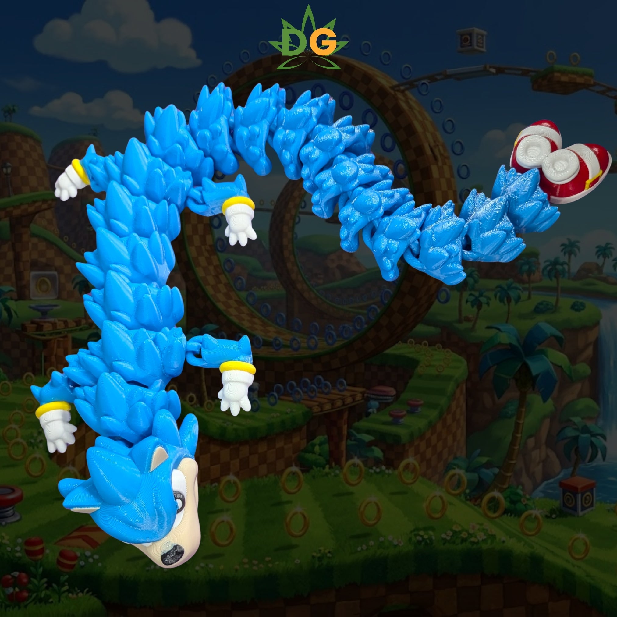 Speedy Hedgehog Dragon Flexi