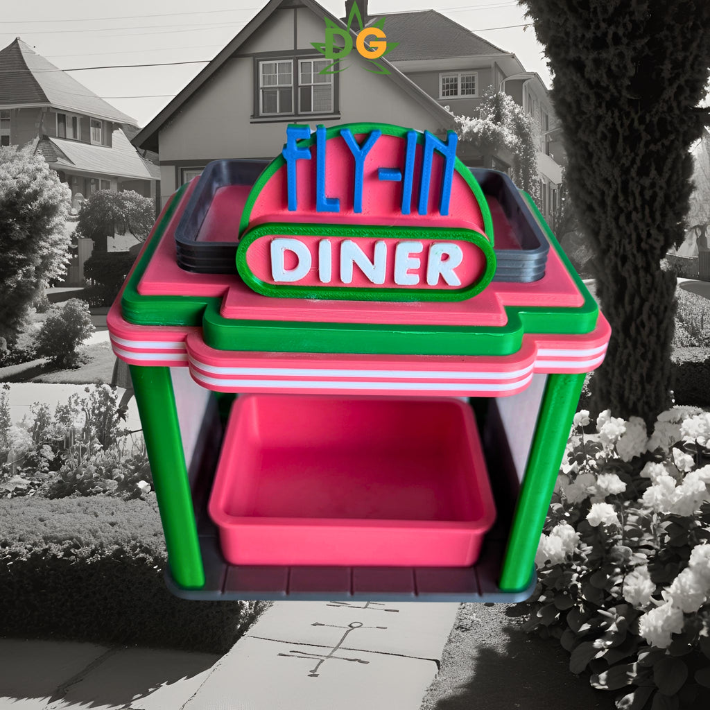 Fly-In Diner Bird Feeder - Vintage Style Restaurant for Birds