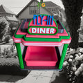 Fly-In Diner Bird Feeder - Vintage Style Restaurant for Birds