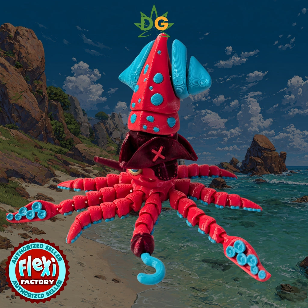 Flexi Pirate & Spotted Squid | Awesome gift