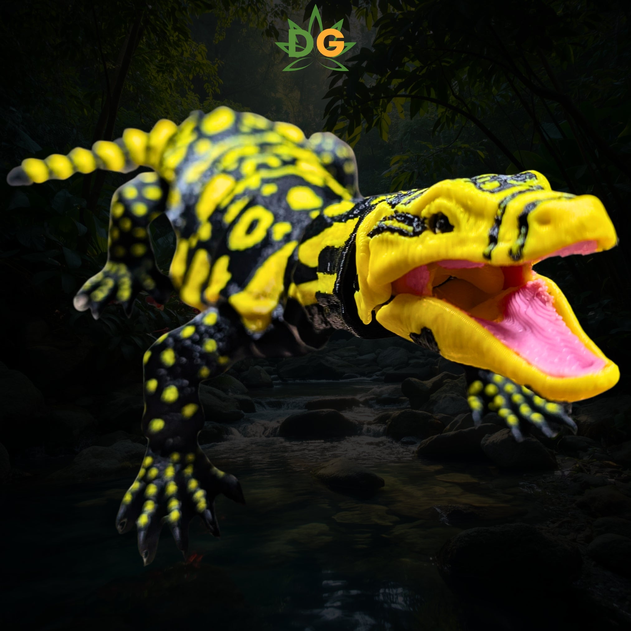Articulated Water Monitor Lizard Flexi