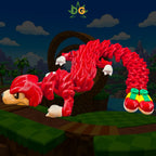 Articulated Echidna Dragon Spiky Gamer Desk Companion 3D Printed