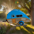 The Caravan Birdhouse - Tiny Trailer, Big Bird Dreams