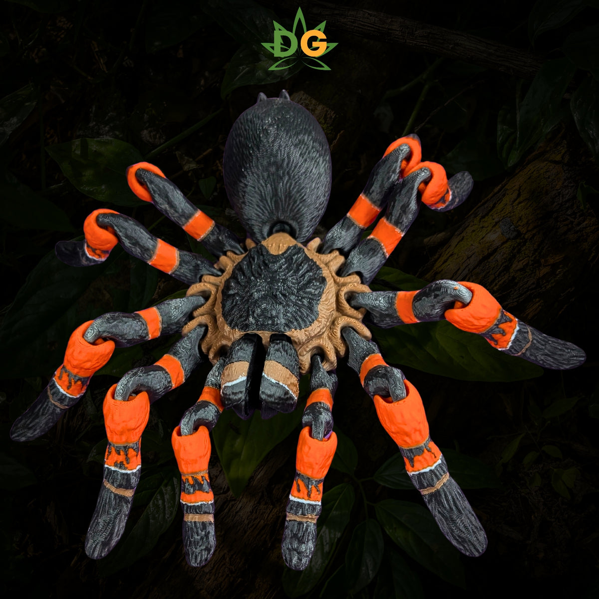 Mexican Red Knee Tarantula 3D Printed Spider