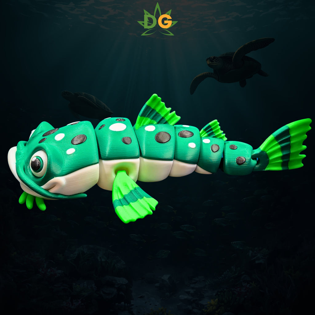 Articulated Catfish Figure