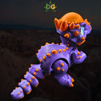 Articulated Cute Pachycephalosaurus