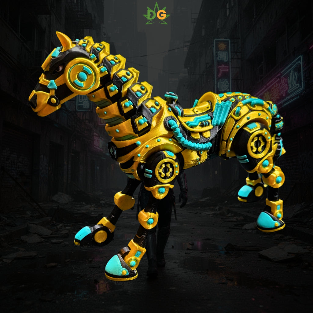 Cyber Horse Flexi | Articulated Mecha Steed
